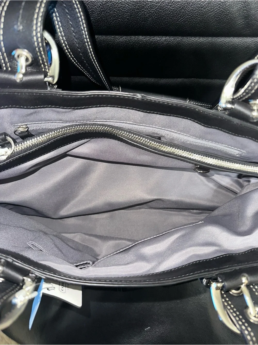 NEW Coach Soho Pleated Black Leather Tote Bag (Style No. F13733)